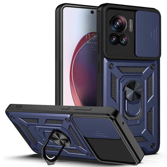 Telefontok a Motorola Edge 30 Ultra 5G, CamShield Slide, tengerészkék