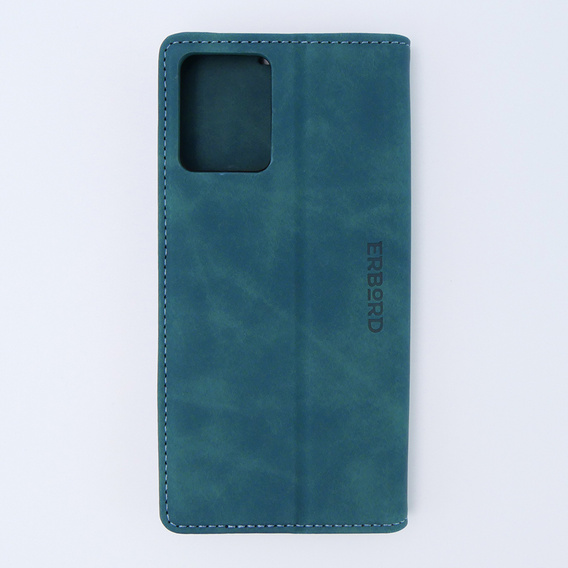 Telefontok a Motorola Moto G53, ERBORD Vintage, pénztárca patenttal, kék