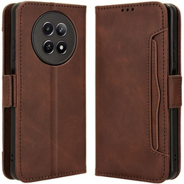 Pattintható tok a Realme 12, Card Slot, barna