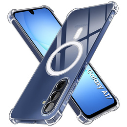 Tok Samsung Galaxy A17 5G, MagSafe-hoz, megerősített, átlátszó
