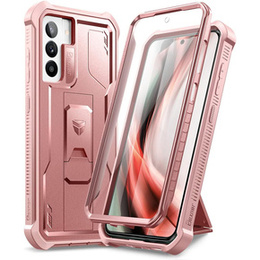 Páncélozott tok a Samsung Galaxy S21 FE, Dexnor Full Body, rózsaszín rose gold