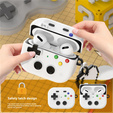 Retro konzol tok szívcímkével az AirPods Pro 3 számára