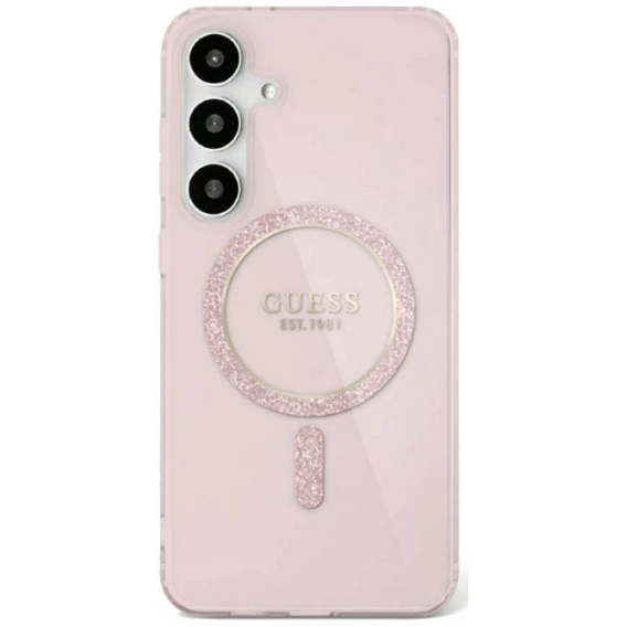GUESS IML Glitter Circle tok Samsung Galaxy S25-hez