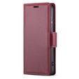 ERBORD Fényes Litchi pénztárca Motorola Edge 60 Pro számára