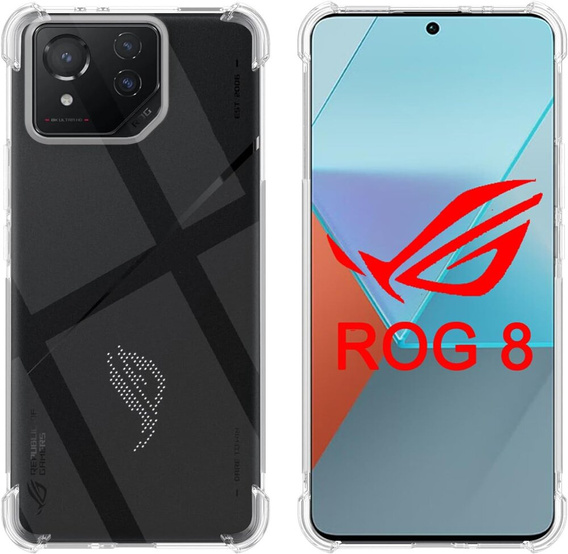 Telefontok a ASUS ROG Phone 8 Pro, Dropproof, átlátszó