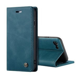 CASEME tok iPhone 7/8/SE 2020/SE 2022, Leather Wallet Case, kék