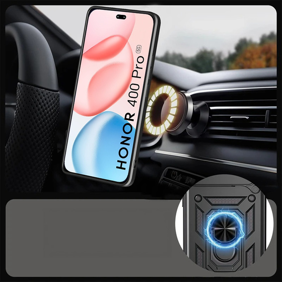 Telefontok a Honor 400 Pro 5G, CamShield Slide, fekete