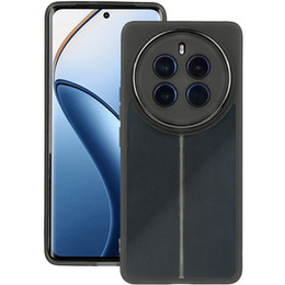 Szilikon tok Realme 12 Pro 5G / 12 Pro+ 5G, kamera védelemmel, átlátszó / fekete