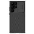 Tok Samsung Galaxy S25 Ultra, páncélozott Nillkin, CamShield Pro, fekete