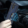 Páncélozott telefontok a Samsung Galaxy A72 5G, Nox Case Ring, kék