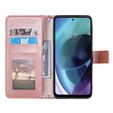 Pattintható tok a Motorola Moto G71 5G, Mandala, kék