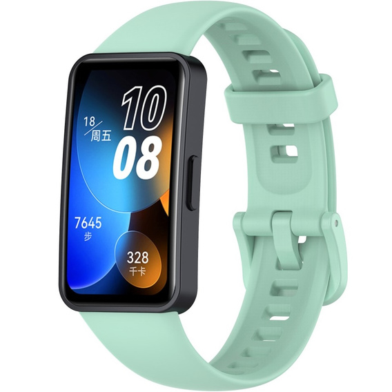 Silikonowy Gumowy Pasek do Huawei Band 8, jasnozielony