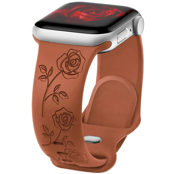 Szilikon szíj Apple Watch 1/2/3/4/4/5/6/7/8/9/SE/ULTRA/ULTRA 2 42/44/45/45/49MM órához
