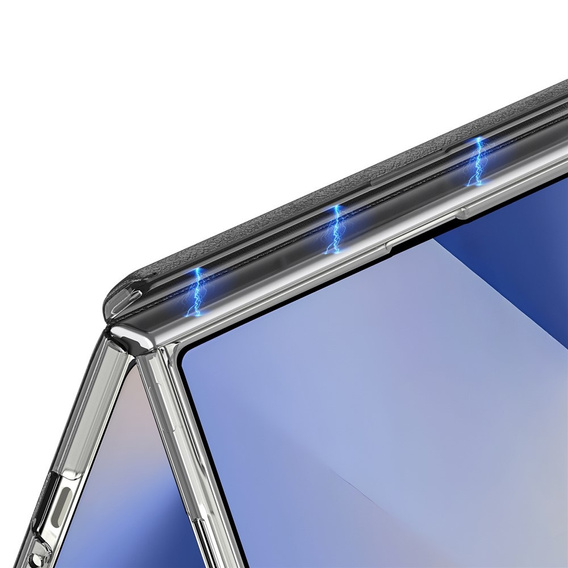 Dux Ducis Stex tok állvánnyal és edzett üveggel a Samsung Galaxy Z Fold7 5G készülékhez