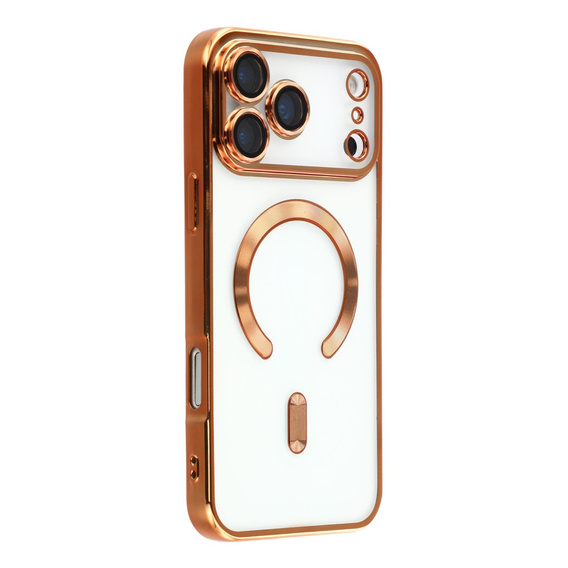 Electro MagSafe tok iPhone 17 Pro készülékhez, narancssárga színű