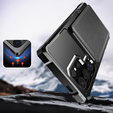 Tok Samsung Galaxy S25 Ultra, Card Holder Kickstand, fekete