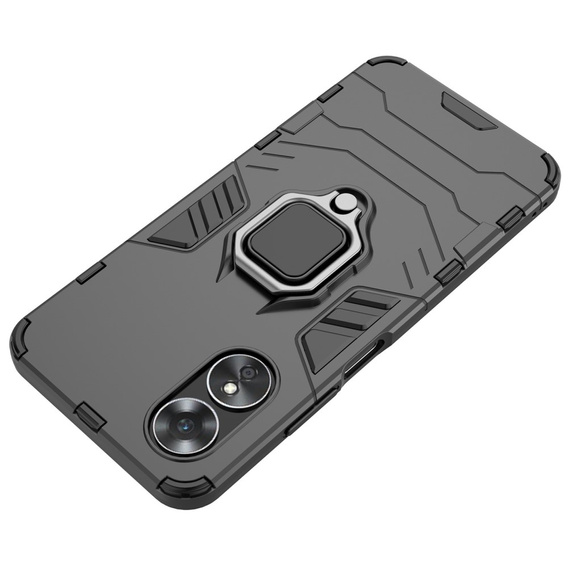Telefontok a Oppo A17, Kickstand Ring, fekete