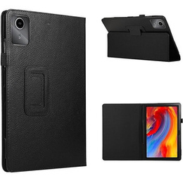 Tok Lenovo Tab M11, bi-fold, patenttal, fekete