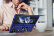 Páncélozott telefontok a Samsung Galaxy Z Fold 4 5G, Nox Case Ring, kék