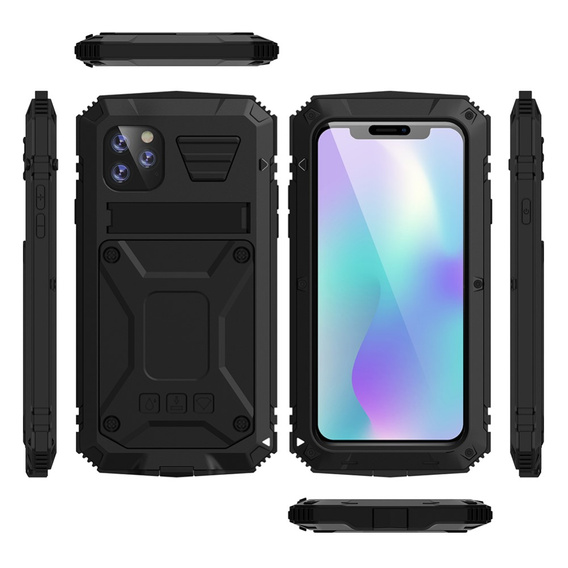 Páncélozott tok a iPhone 11 Pro Max, R-JUST, fekete