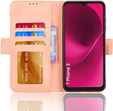 Pattintható tok a T Phone 3 5G, Card Slot, rózsaszín