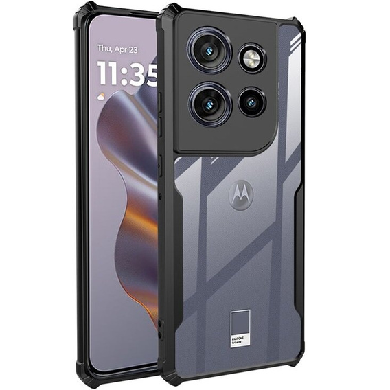 Telefontok a Motorola Edge 50 Neo / Motorola ThinkPhone 25, AntiDrop Hybrid, fekete