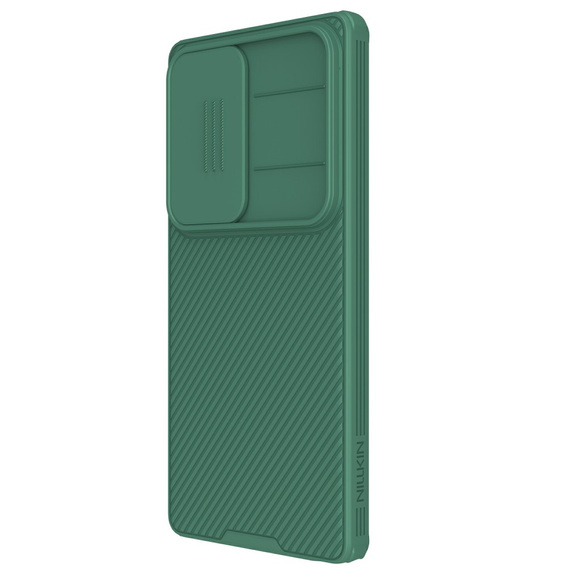 Tok Samsung Galaxy S25 Ultra, páncélozott Nillkin, CamShield Pro, zöld