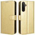 Pattintható tok a Samsung Galaxy A26, Crazy Horse Wallet, arany