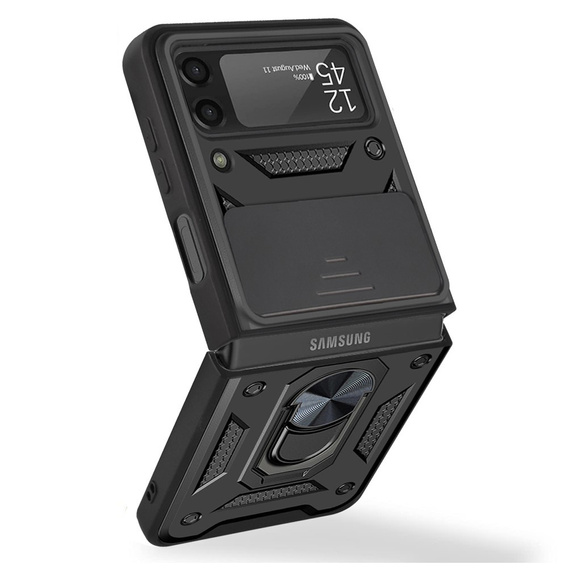 Telefontok a Samsung Galaxy Z Flip 4 5G, CamShield Slide, fekete