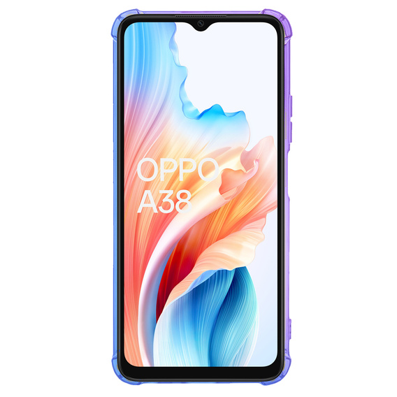 Tok Oppo A38 4G / Oppo A18 4G, Gradient Dropproof, Lila / kék