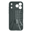 Spigen Liquid Air tok iPhone 17 Pro készülékhez, Abyss zöld