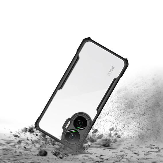 Telefontok a Xiaomi Poco F7, AntiDrop Hybrid, fekete