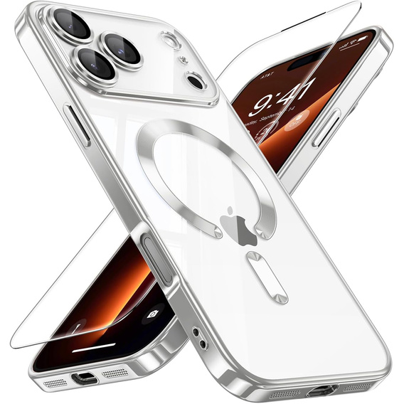 Mágneses tok lencsevédelemmel iPhone 17 Pro Max készülékhez