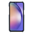Bőr tok Samsung Galaxy A54, Genuine Leather, kék