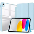 Tok iPad 10.9 2022 10 Gen, Smartcase Hybrid, tolltartó résszel, kék