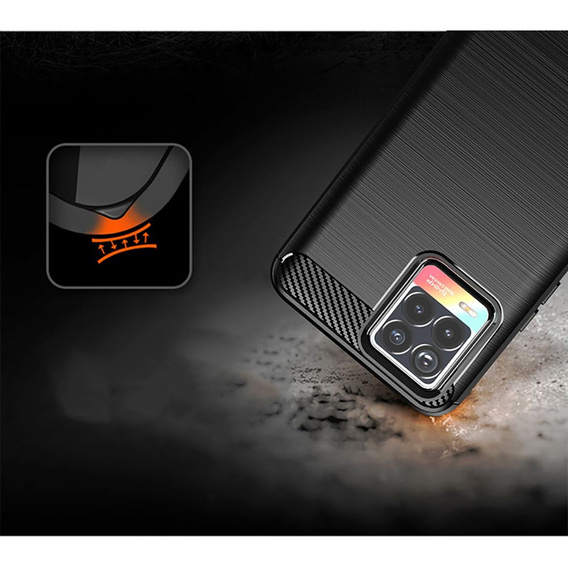 Telefontok a Realme 8 / 8 Pro, Carbon, fekete