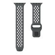 Szilikon szíj Apple Watch 1/2/3/4/4/5/6/7/8/SE/ULTRA 42/44/45/49MM órához, szürke