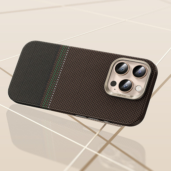 BENKS Kevlar Magnetic Armor Pro Prestige 600D Y066 tok MagSafe-hez, aktív gombbal, iPhone 16 Pro Max-hoz