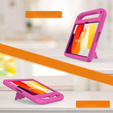 Gyermek tok Xiaomi Redmi Pad SE 11", Gyermek tok fogantyúval, rózsaszín