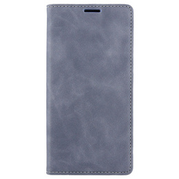 Telefontok a Samsung Galaxy A54, ERBORD Vintage, pénztárca patenttal, szürke