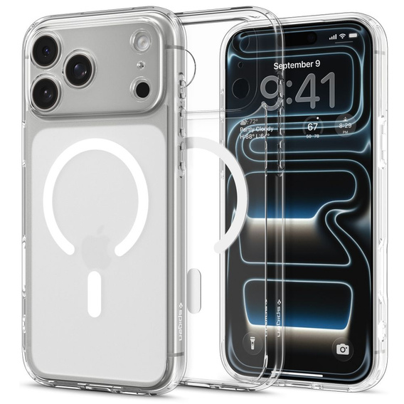 Spigen Ultra Hybrid Mag tok MagSafe-val iPhone 17 Pro készülékhez
