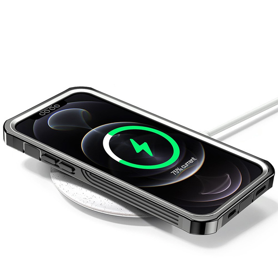 Tok iPhone 13 mini készülékhez, Shockproof, fóliával, kék
