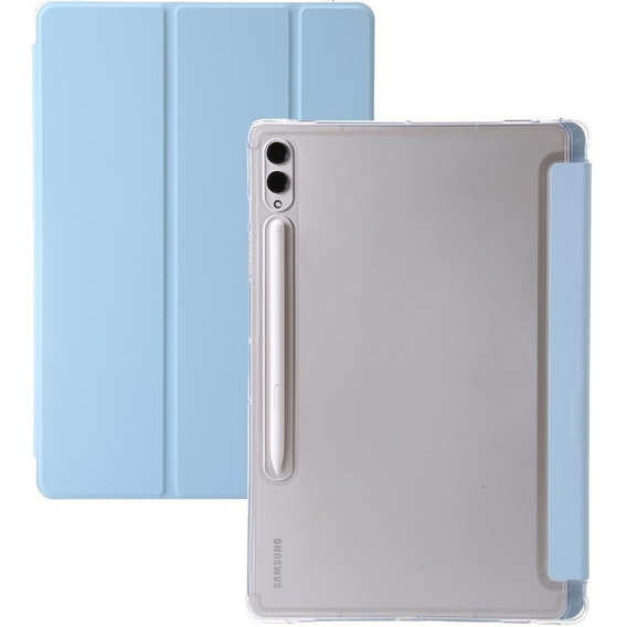 Tok Samsung Galaxy Tab S9 Ultra, Smartcase Hybrid, tolltartó résszel, kék