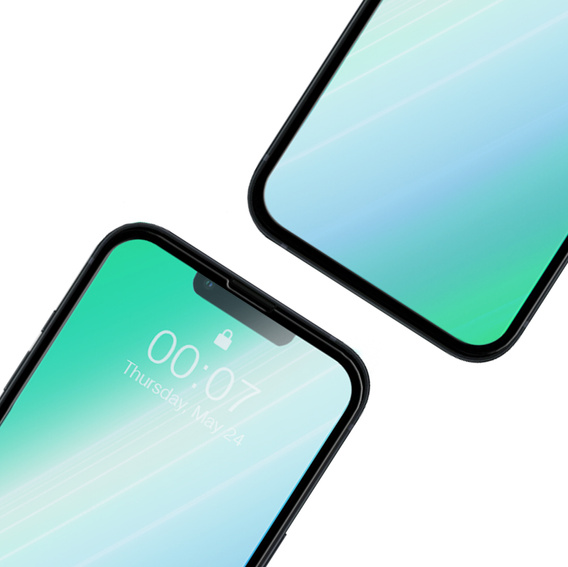 2x edzett üveg a iPhone 13 Pro Max, ERBORD 3D teljes képernyő