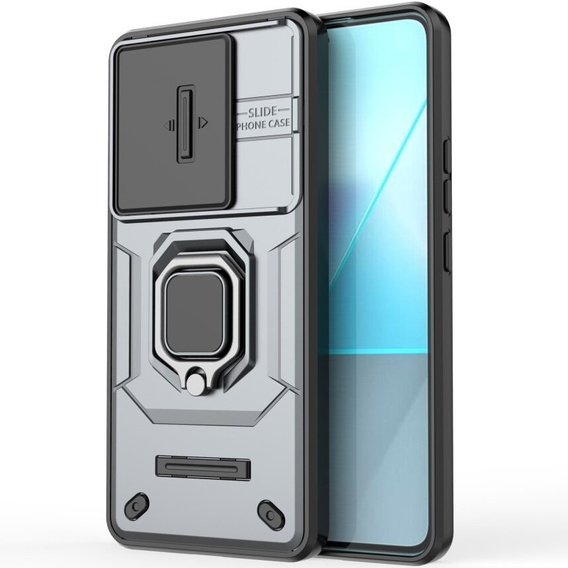 Telefontok a Xiaomi Redmi Note 13 Pro 5G, KickStand Camera Lens, szürke