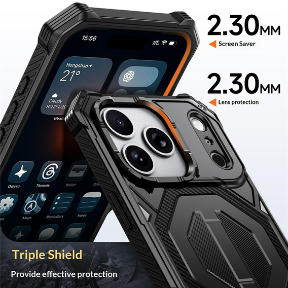 MagSafe-kompatibilis védőtok állvánnyal iPhone 17 Pro készülékhez