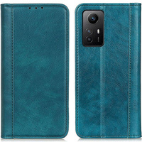 Telefontok a Xiaomi Redmi Note 12S, Wallet Litchi Leather, zöld