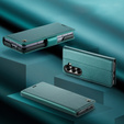 CASEME Litchi pénztárca flip tok Samsung Galaxy Z Fold7 5G számára
