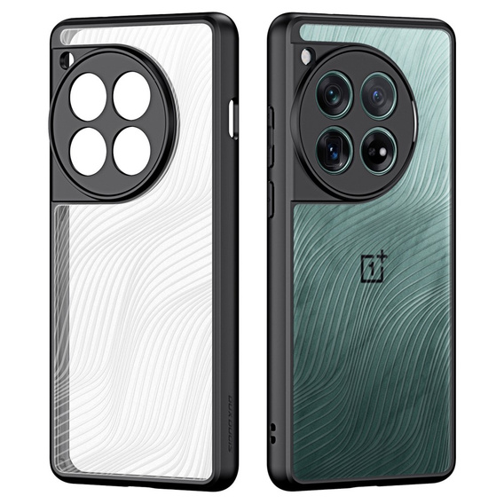 DuxDucis tok OnePlus 12, Aimo case, átlátszó / fekete
