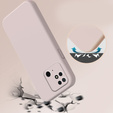 Telefontok a Xiaomi Redmi 10C, Silicone Lite, rózsaszín